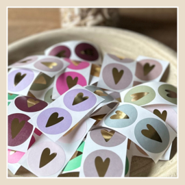 Kadostickermix | Hartjes