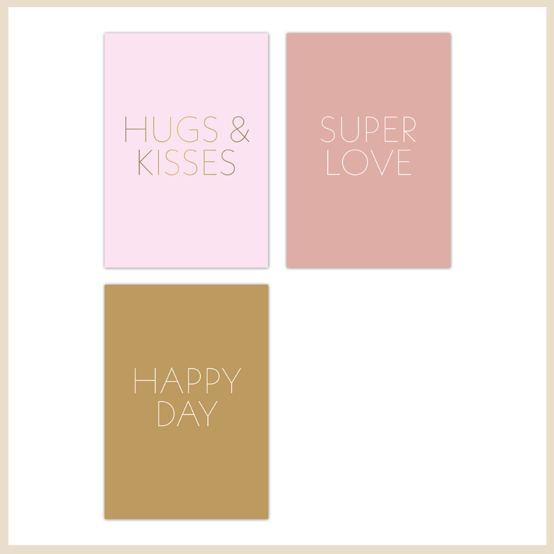 Midi kaart | Love & Kisses