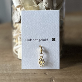 Hanger | Klavertjevier 4 + kaartje