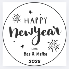 Sticker Nieuwjaar | Happy newyear