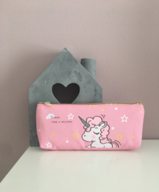 Etui unicorn licht rose