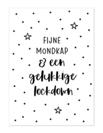 Fijne mondkap & een gelukkige lockdown