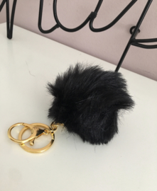 Pompom sleutelhanger