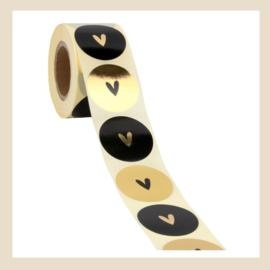 Kadosticker | Hart-Gold&black