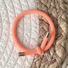 Elastiekjes/armbandjes | Knoop neon