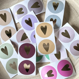 Kadostickermix | Hartjes