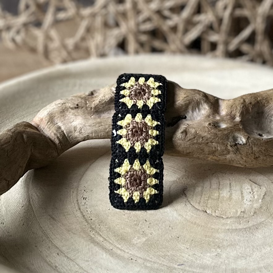 Haarclip | Granny square