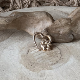 Broche | Hart + Dierenpoot
