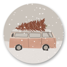 Kadosticker | Auto+kerstboom