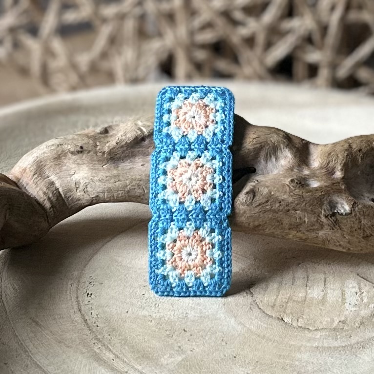 Haarclip | Granny square