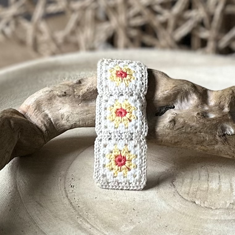 Haarclip | Granny square