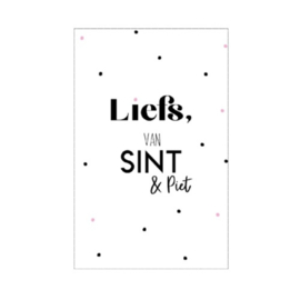 Minikaartje | Liefs van Sint&Piet
