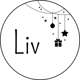 Sticker Kerst | Slinger