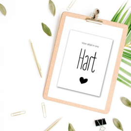 Ini mini kaartje | Hart