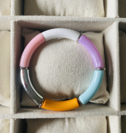 Tube armband | Tropical pastel