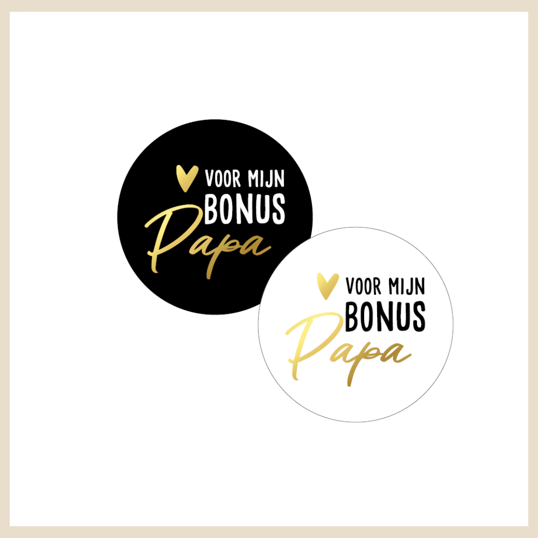 Kadosticker | Voor mijn bonus papa