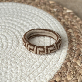 Haarelastiek | Retro Vibes-Camel