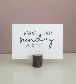 Wanna Lazy Sunday With Me? :)