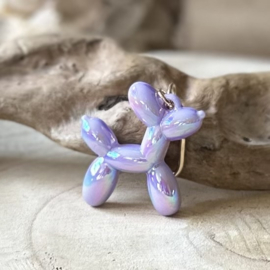 Sleutelhanger | Ballonhondje parelmoer