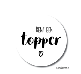 Kadosticker | Jij bent een topper