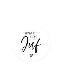 Stickers | Bedankt lieve juf