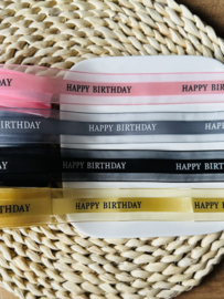 Kadolint | Organza lint Happy birthday