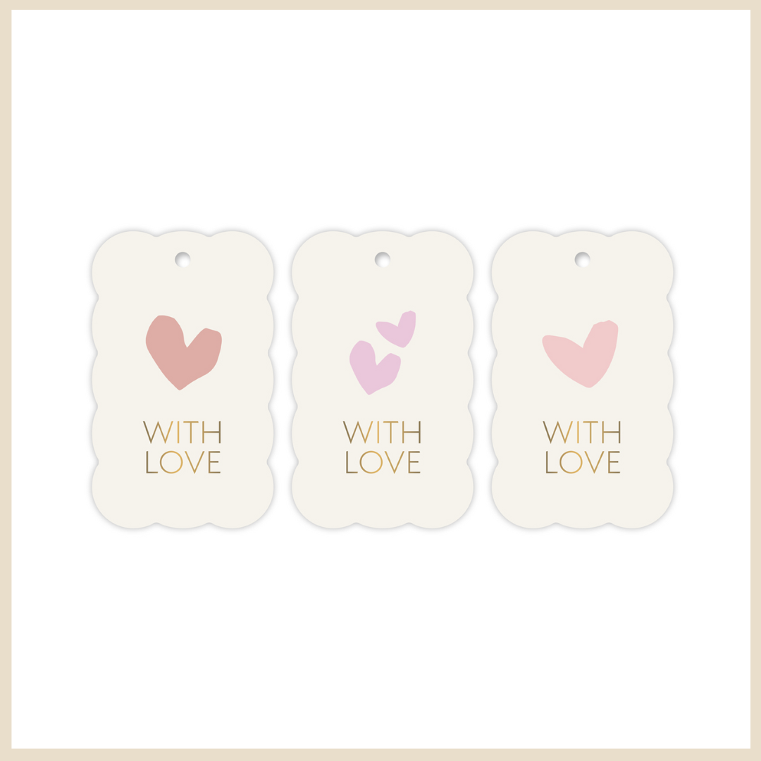 Kadokaartjes | Rounded hearts