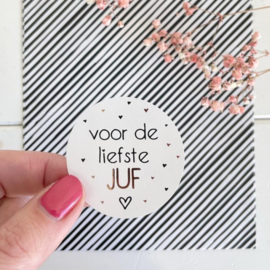 Kadosticker | Voor de liefste juf