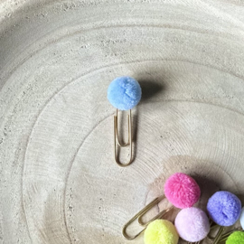 Paperclip met pompon