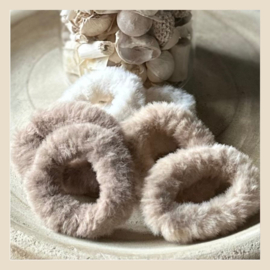 Scrunchie | Mini Fluffy nude