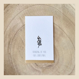 Minikaart | Thinking of you this Christmas