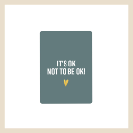 Midikaart | It's ok not to be ok!