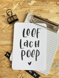 Kaart | Leef Lach Poep