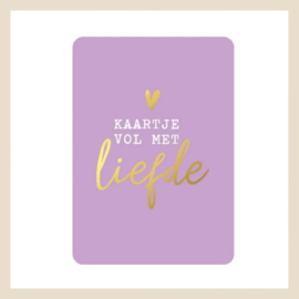 Kaart | Kaartje vol met liefde