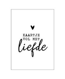 Kaart | Kaartje vol met liefde