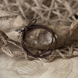 Haarelastiek / armbandje | Strik nude