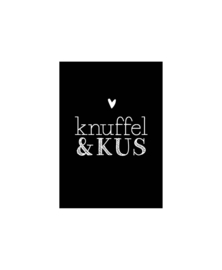 Midikaart | Knuffel & kus