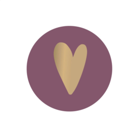 Kadosticker | Heart Beet red