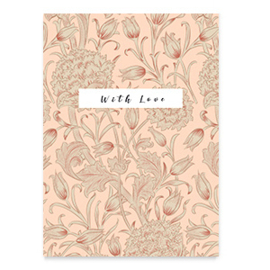 Sieradenkaart | Withlove-Vintage salmon pink