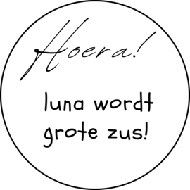 Sticker | Grote zus