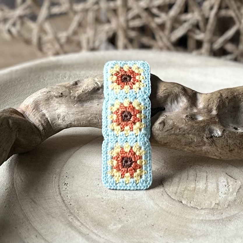 Haarclip | Granny square