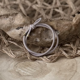 Haarelastiek / armbandje | Strik nude