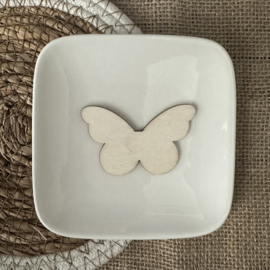 Kadolabel | Houten vlinders