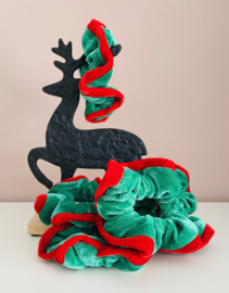 Scrunchie Kerst groen