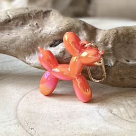 Sleutelhanger | Ballonhondje parelmoer