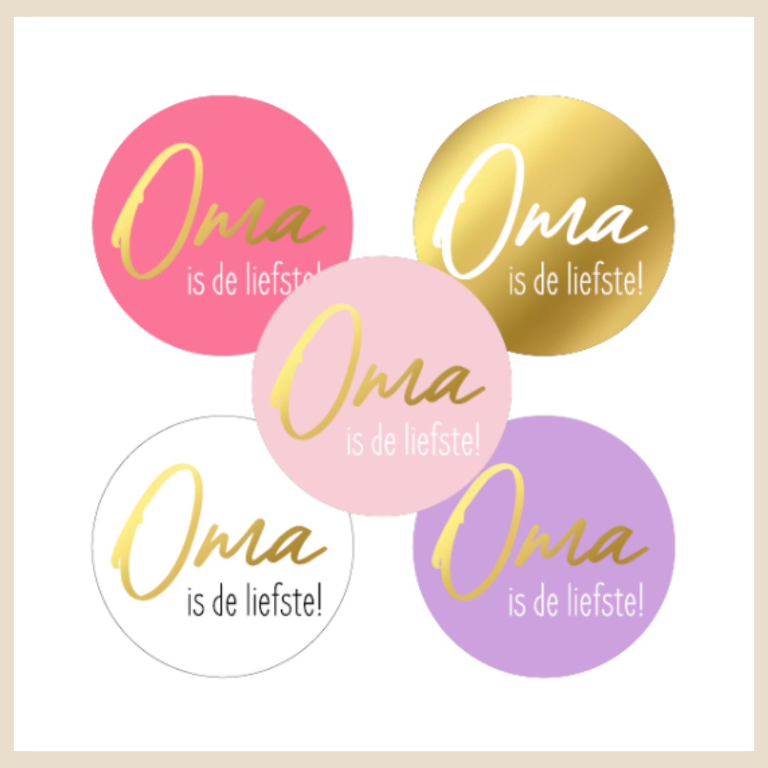 Kadosticker | Oma is de liefste