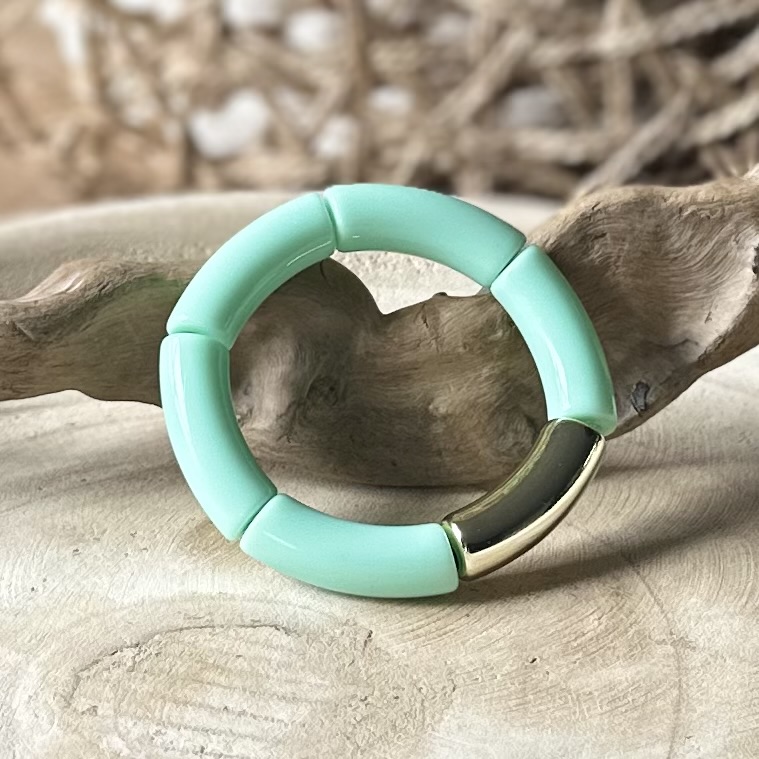 Tube armbanden | Classy basics - Large glans|Pastel