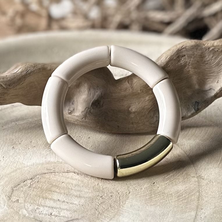 Tube armbanden | Classy basics - Large glans|Pastel