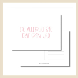 Kaart | De allerliefste dat ben jij!