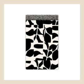 Kadozakje | Abstract Botanics-zwart/wit